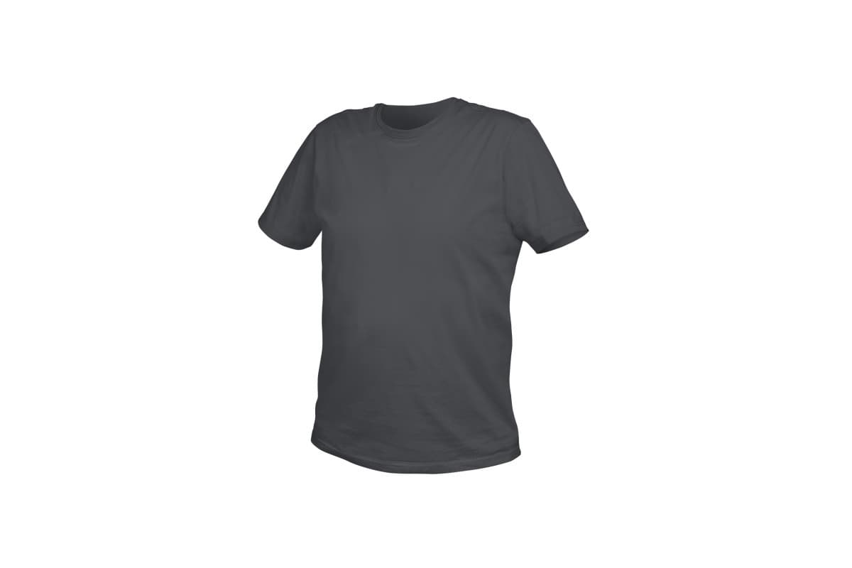 VILS t-shirt bawełniany grafitowy XL (54)